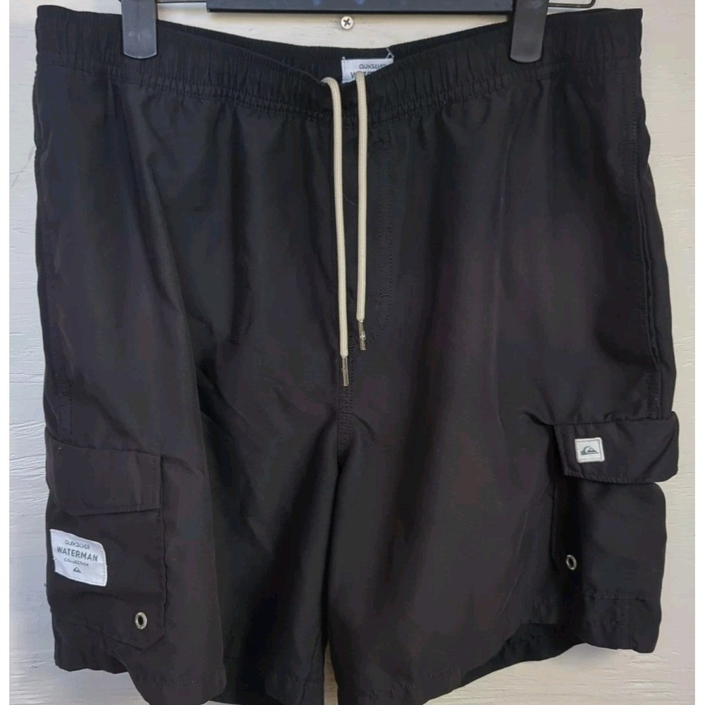 Quiksilver Waterman Men's Standard Balance Volley Swim Trunk Medium Black